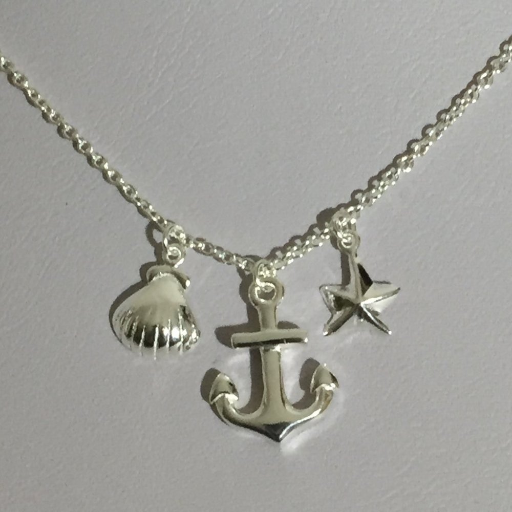 925 Sterling Silver Nautical Necklace